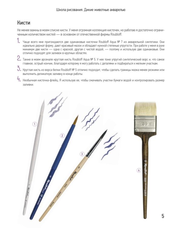 Школа рисования. Дикие животные акварелью