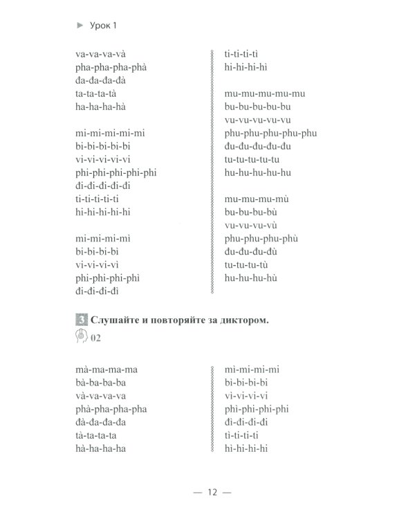 Учим вьетнамский язык. Вводно-фонетический курс с аудиоприложением (на сайте): Учебное пособие