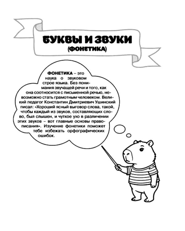 Дополнительное изображение книги «Русский язык для начальной школы в таблицах и комиксах»