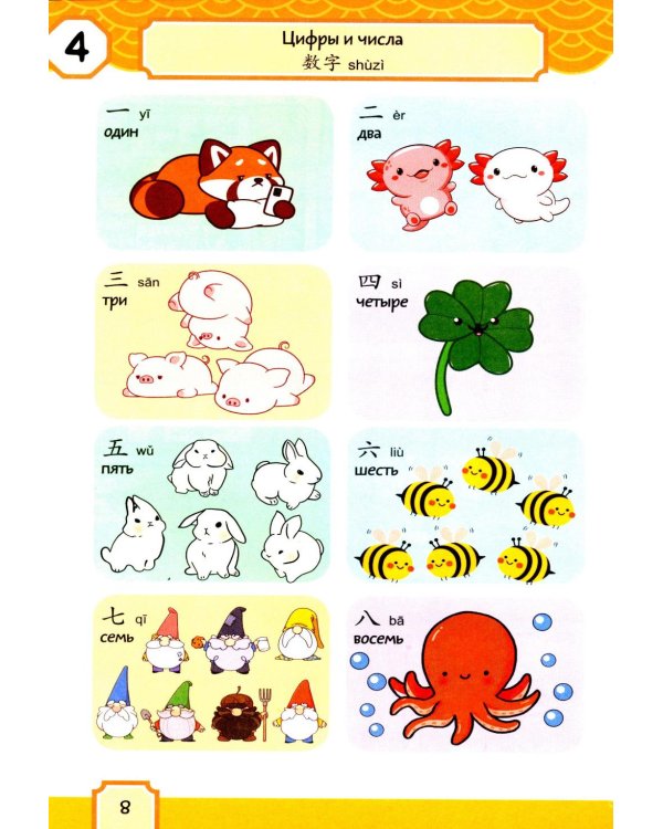 Говорящий русско-китайский словарик в картинках