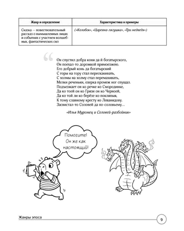 Дополнительное изображение книги «Литература в таблицах и комиксах»
