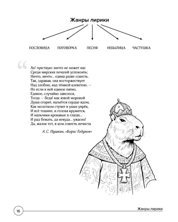 Дополнительное изображение книги «Литература в таблицах и комиксах»