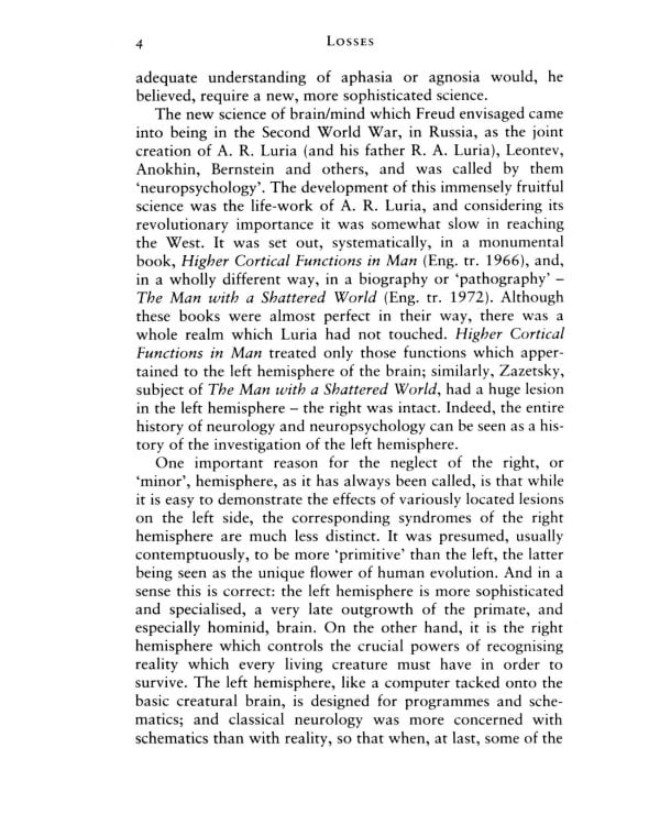 The Man Who Mistook His Wife for a Hat