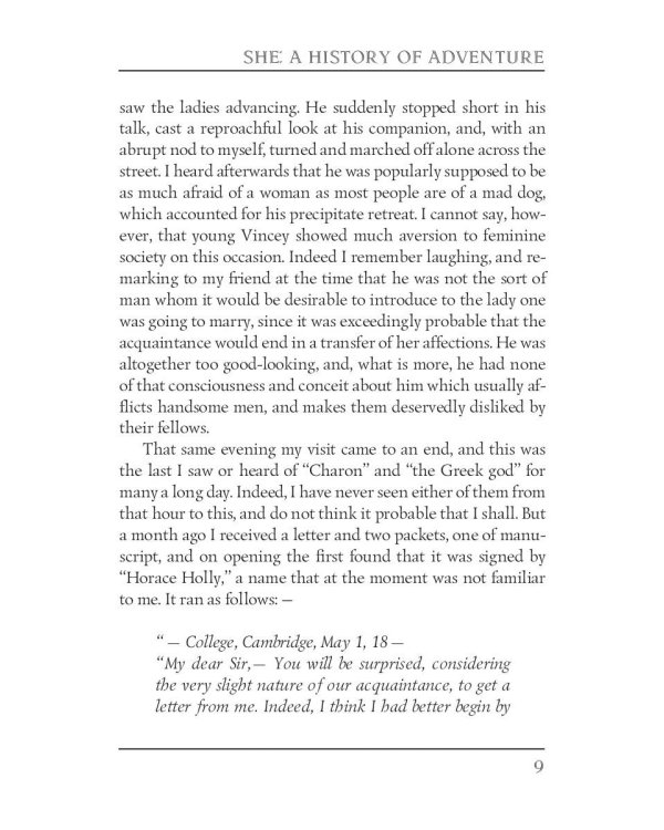 She. A History of Adventure
