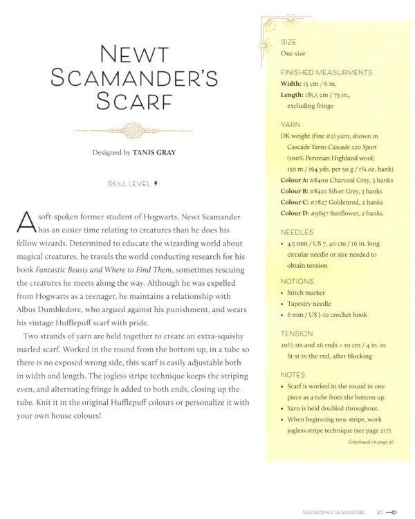 Harry Potter Knitting Magic: New Patterns from Hogwarts & Beyond