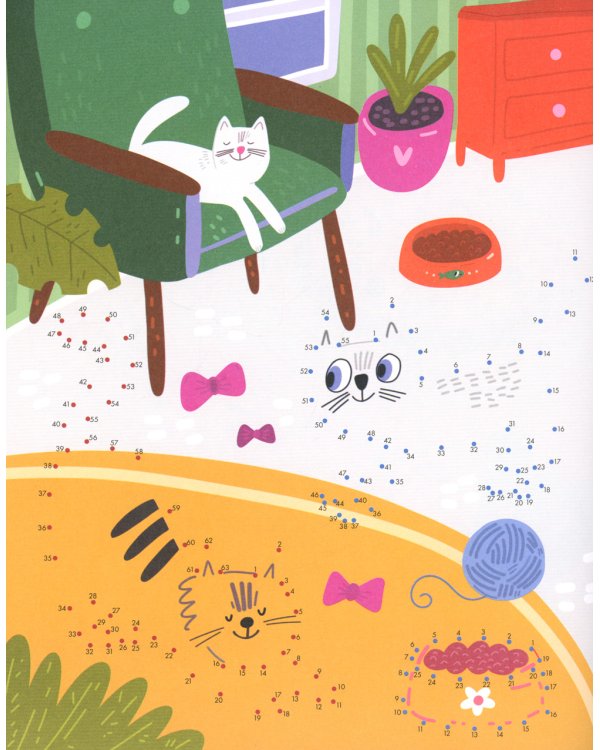 Рисуем по точкам для девчонок