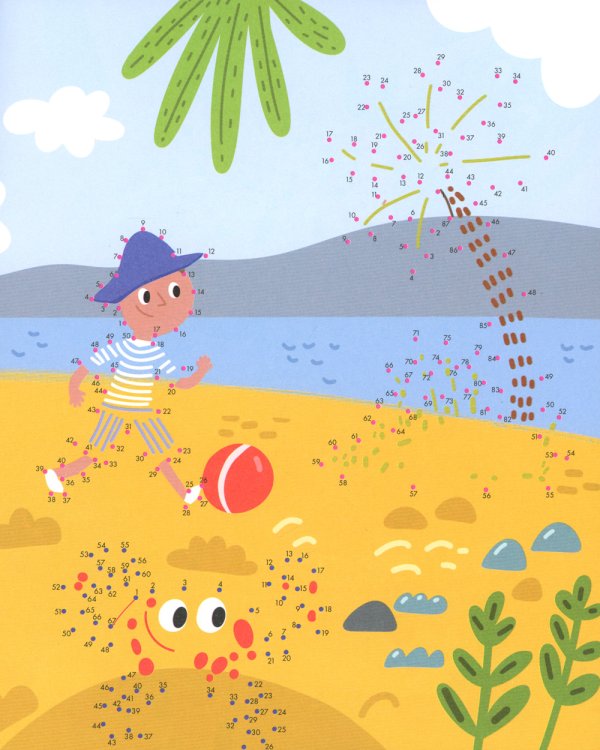 Рисуем по точкам для девчонок