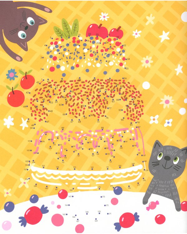 Рисуем по точкам для девчонок