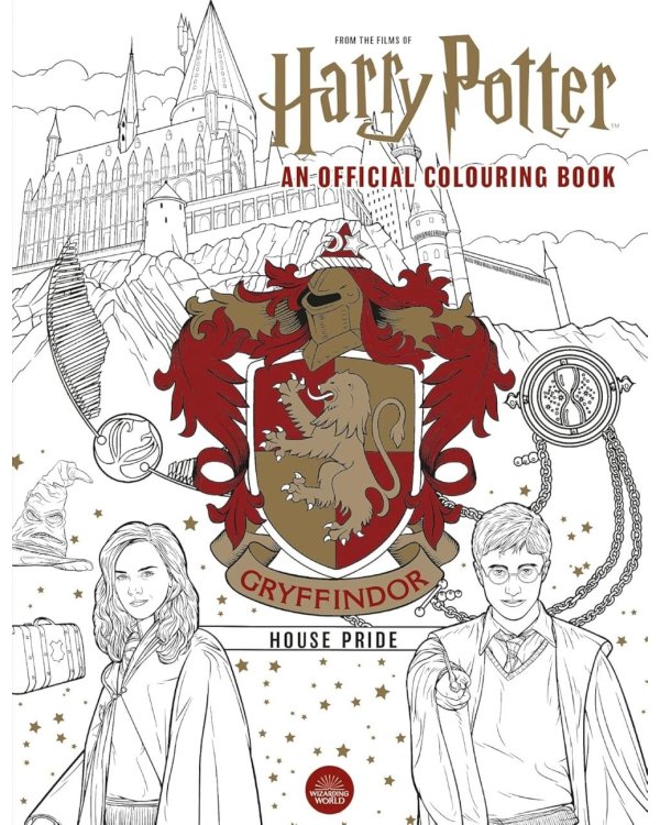 Harry Potter: Gryffindor House Pride Colouring Book