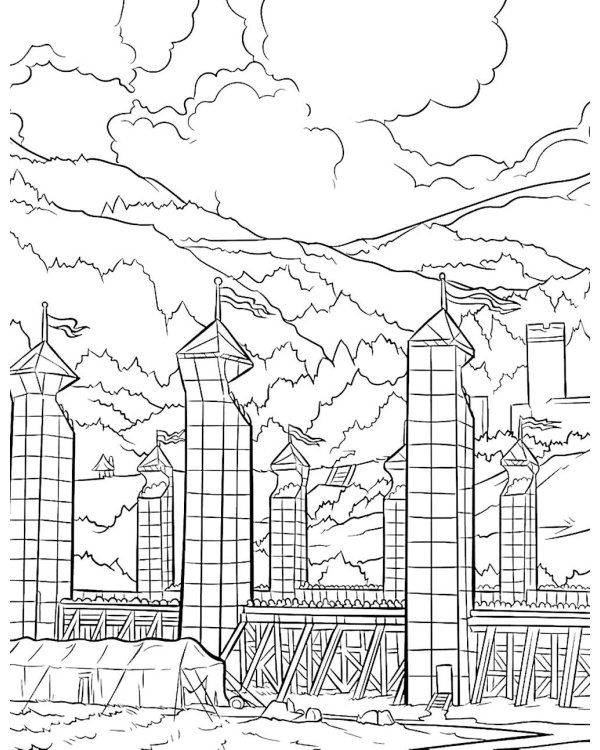 Harry Potter: Gryffindor House Pride Colouring Book