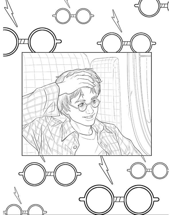 Harry Potter: Gryffindor House Pride Colouring Book