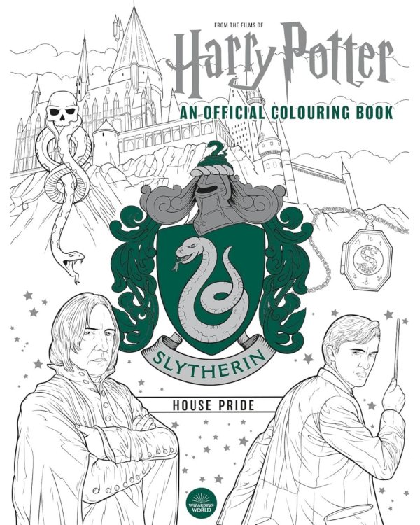 Harry Potter: Slytherin House Pride Colouring Book