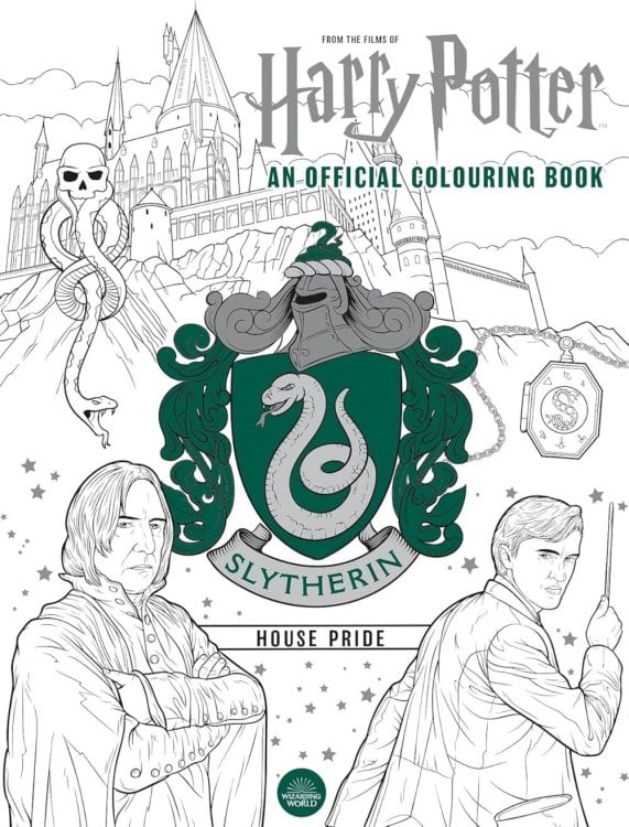 Harry Potter: Slytherin House Pride Colouring Book