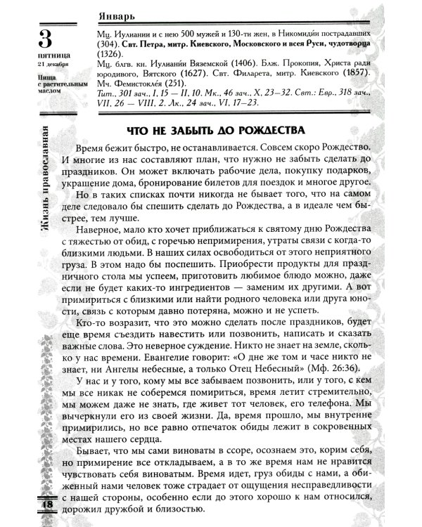Прихожанка. Женский православный календарь на 2025 год