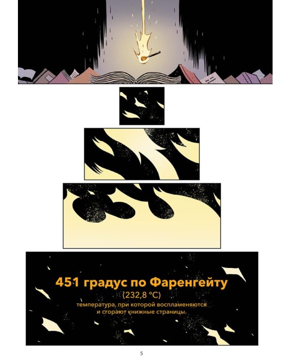 451 градус по Фаренгейту. По мотивам романа Рэя Брэдбери: комикс