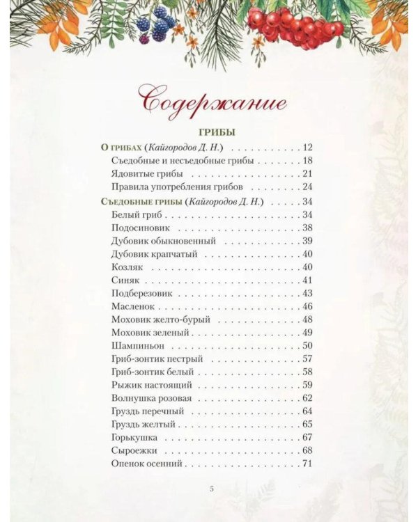 Дополнительное изображение книги «Русский лес. Грибы и ягоды»