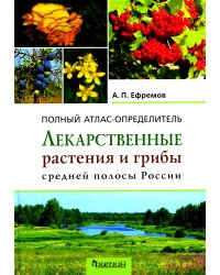 Лекарственные растения и грибы средней полосы России: Полный атлас-определитель