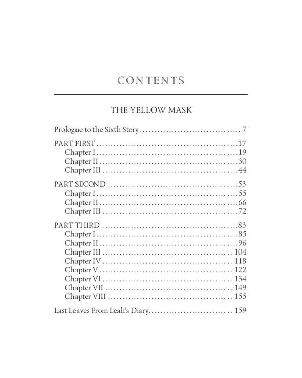 The Yellow Mask &amp; Sister Rose. Volume 13