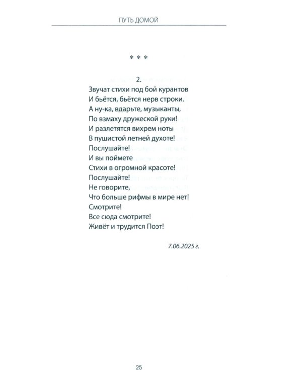 Дополнительное изображение книги «Путь домой. Молитва доблести русской»