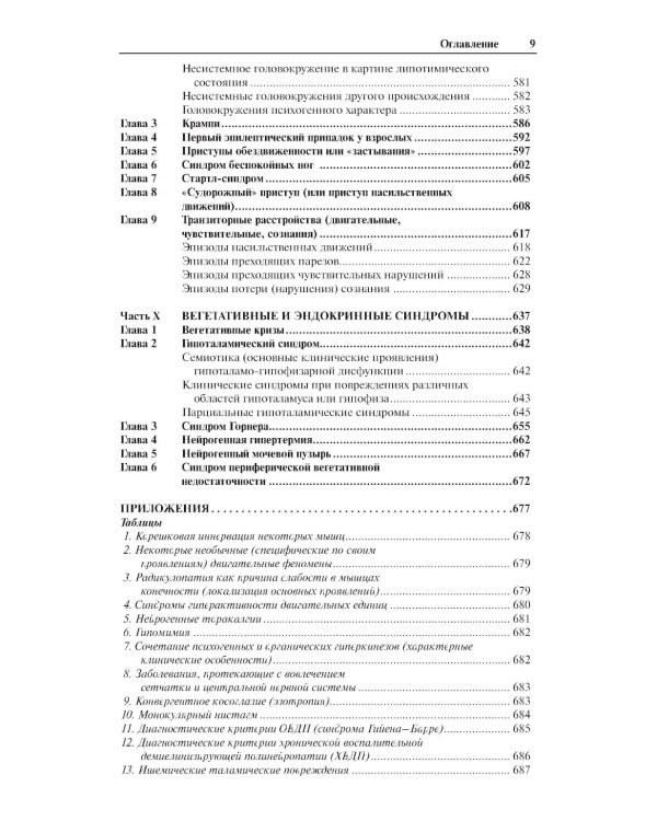 Неврологические синдромы: Руководство для врачей. 9-е изд