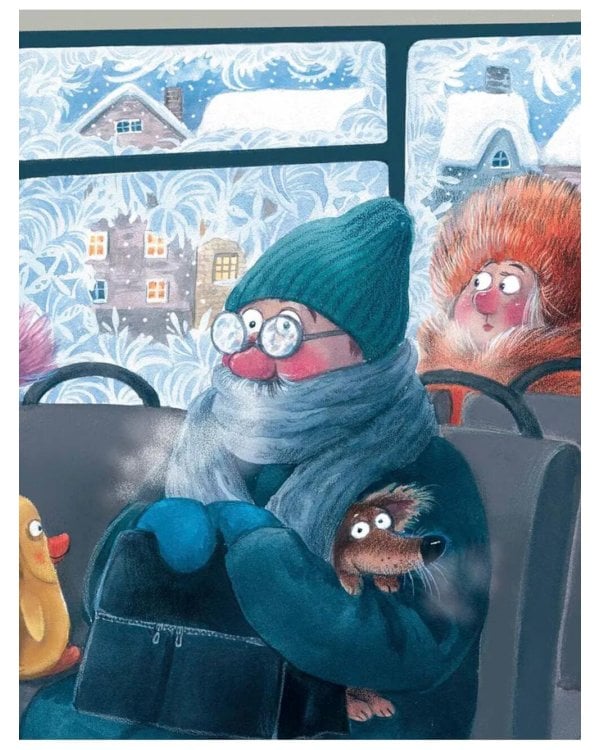 В снежном-снежном городе...