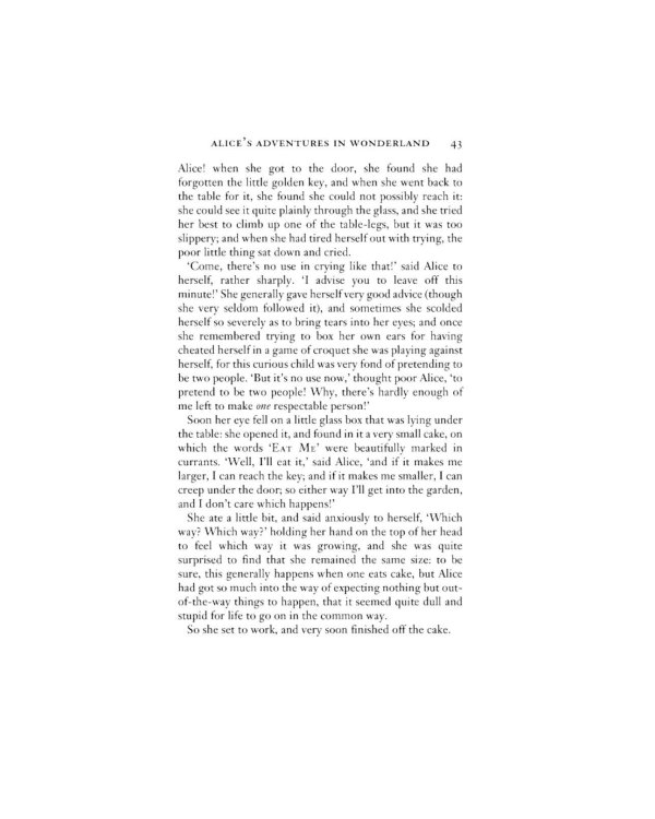 Alice in Wonderland and Through the Looking Glass