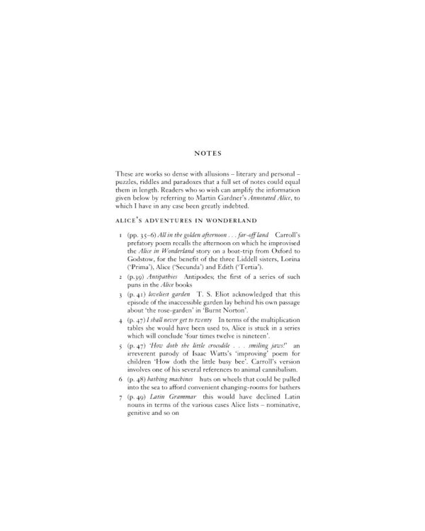 Alice in Wonderland and Through the Looking Glass