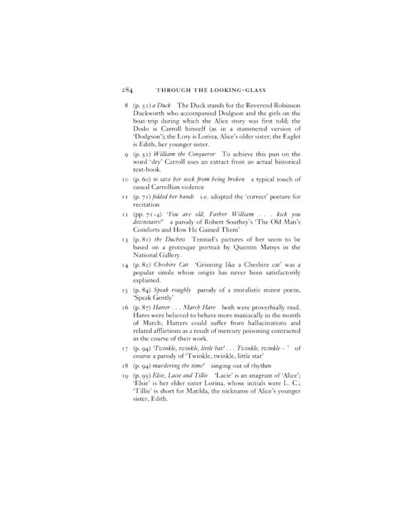 Alice in Wonderland and Through the Looking Glass