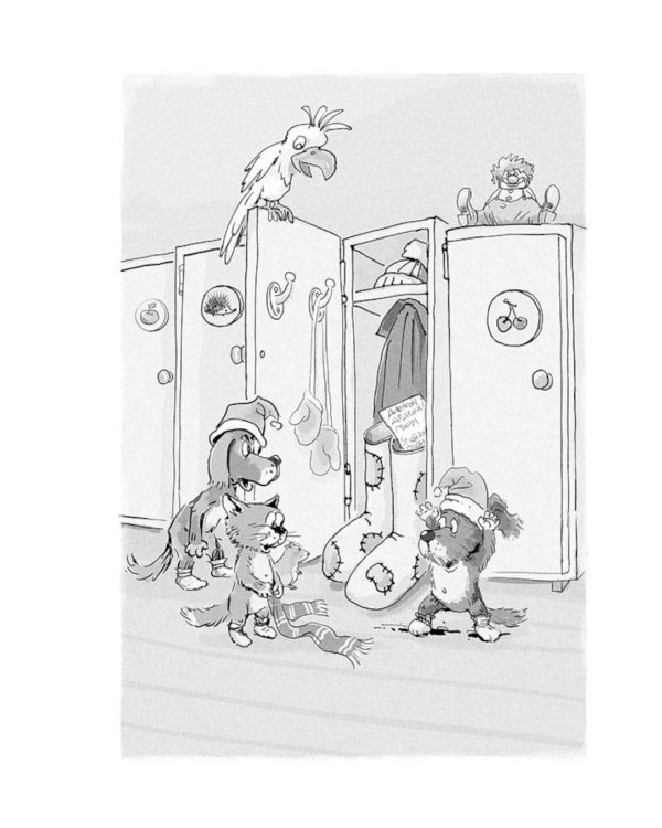 Новогоднее расследование кота Страуса