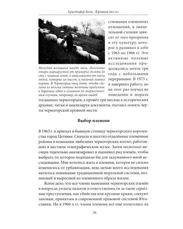 Кровная месть. Возникновение и улаживание конфликтов в Черногории и других племенных сообществах