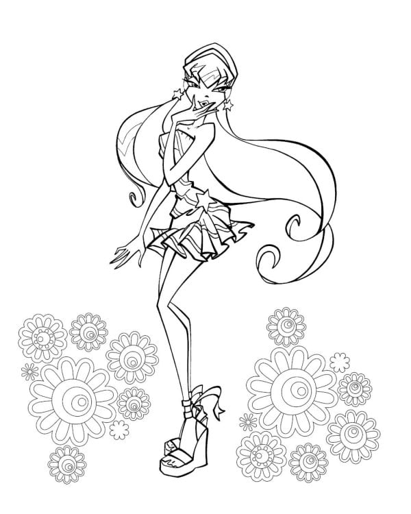 Winx Club. Твори волшебство! Большая раскраска