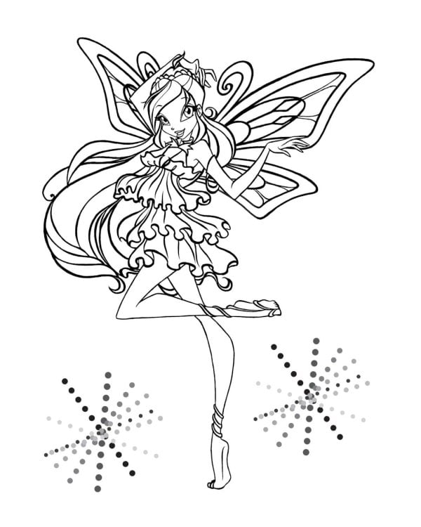Winx Club. Твори волшебство! Большая раскраска