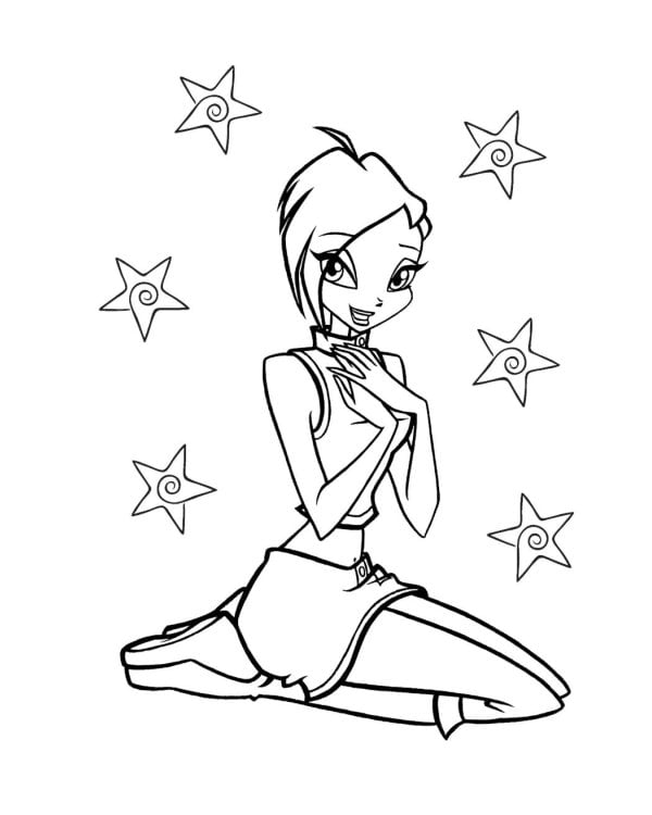 Winx Club. Твори волшебство! Большая раскраска