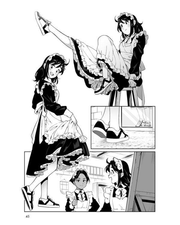 MAID SKATER. Горничные на скейтах: манга