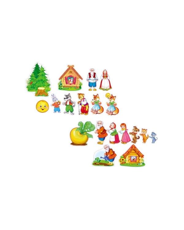 Вырубные фигуры А4. Русские сказки (комплект)