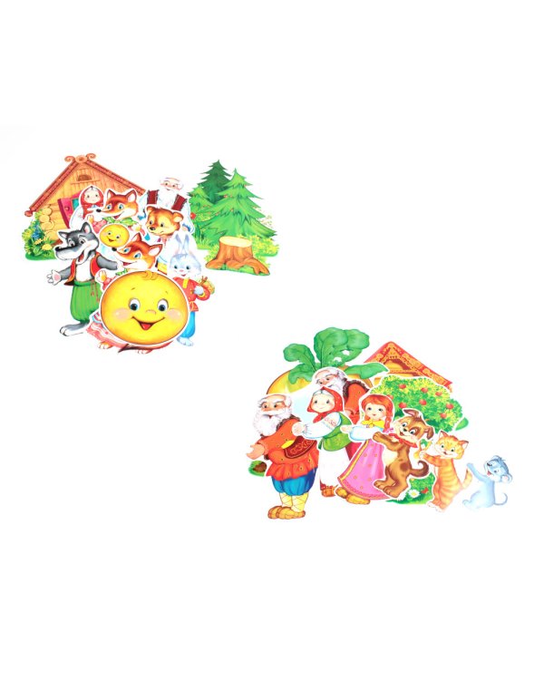 Вырубные фигуры А4. Русские сказки (комплект)