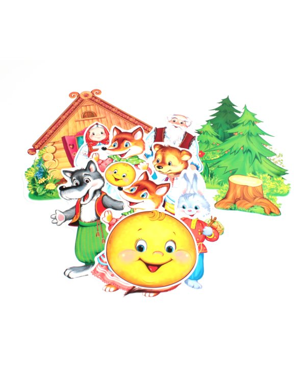 Вырубные фигуры А4. Русские сказки (комплект)