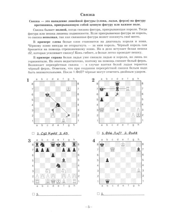 Шахматный задачник. Комбинация