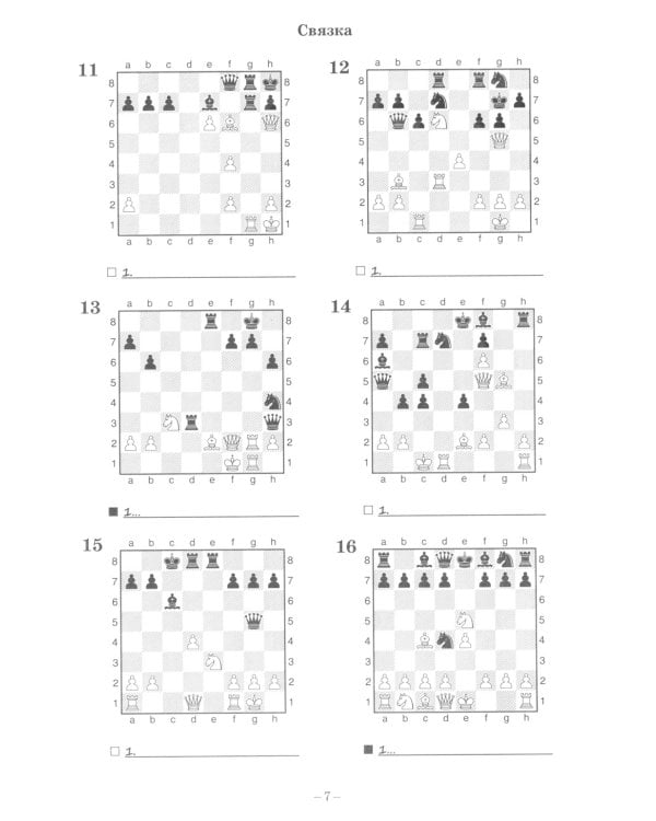 Шахматный задачник. Комбинация