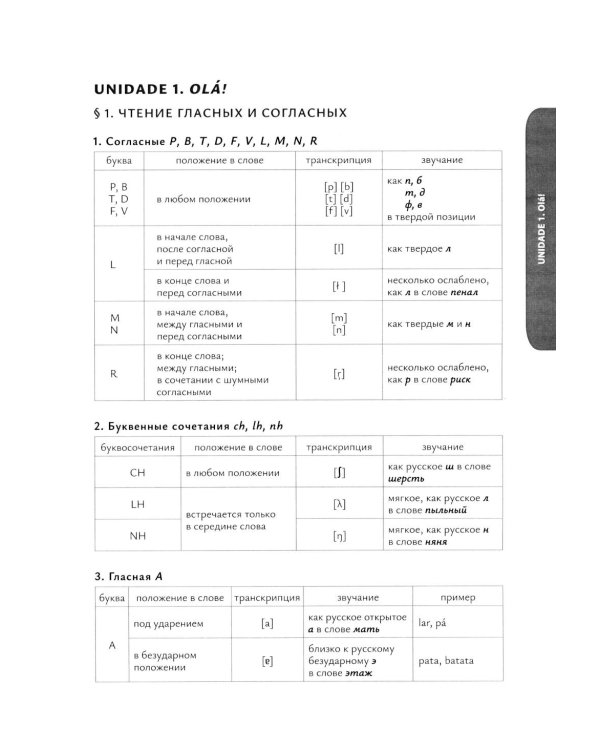 О АВС la lingua Portuguesа. Португальский язык как второй иностранный: Учебник: Уровни А1-В2. В 2 кн. Кн. 1. 3-е изд., испр. и доп