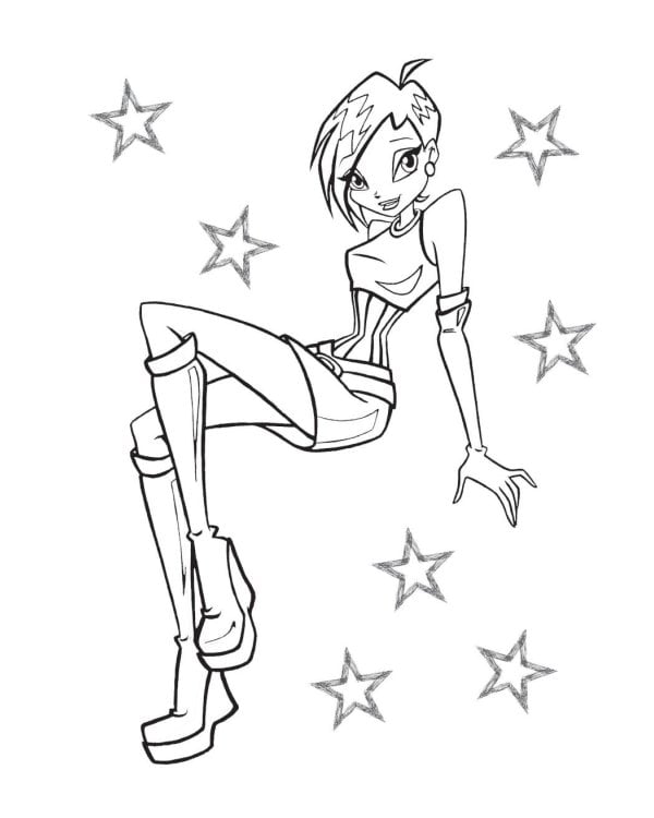 Winx Club. Вместе навсегда! Большая раскраска