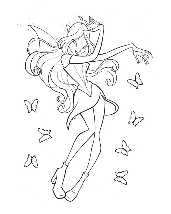 Winx Club. Вместе навсегда! Большая раскраска