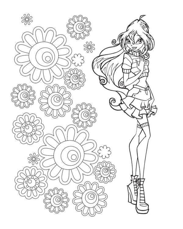 Winx Club. Вместе навсегда! Большая раскраска