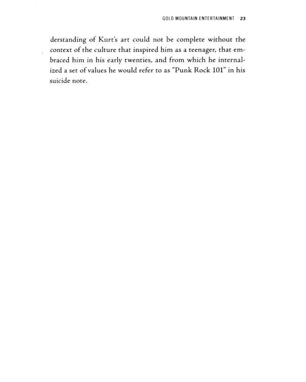 Serving The Servant: Remembering Kurt Cobain