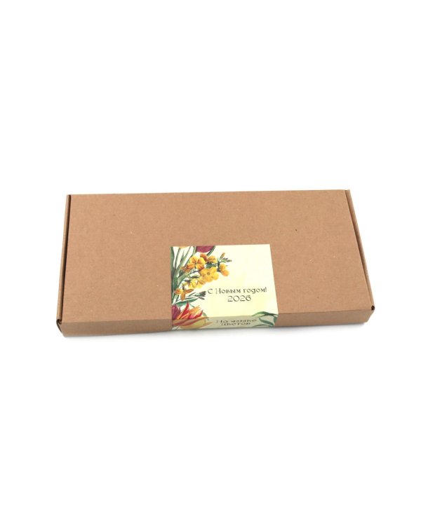 Календарь 2026. На языке цветов (набор из 6 карточек + деревянная подставка)