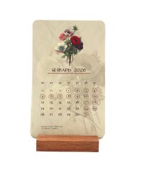 Календарь 2026. На языке цветов (набор из 6 карточек + деревянная подставка)