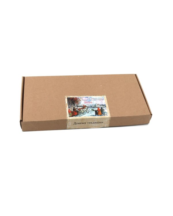 Календарь 2026. Добрые традиции (набор из 6 карточек + деревянная подставка)