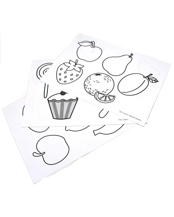 Наглядно-дидактический материал к теме "Запахи и вкусы". 3-5 лет
