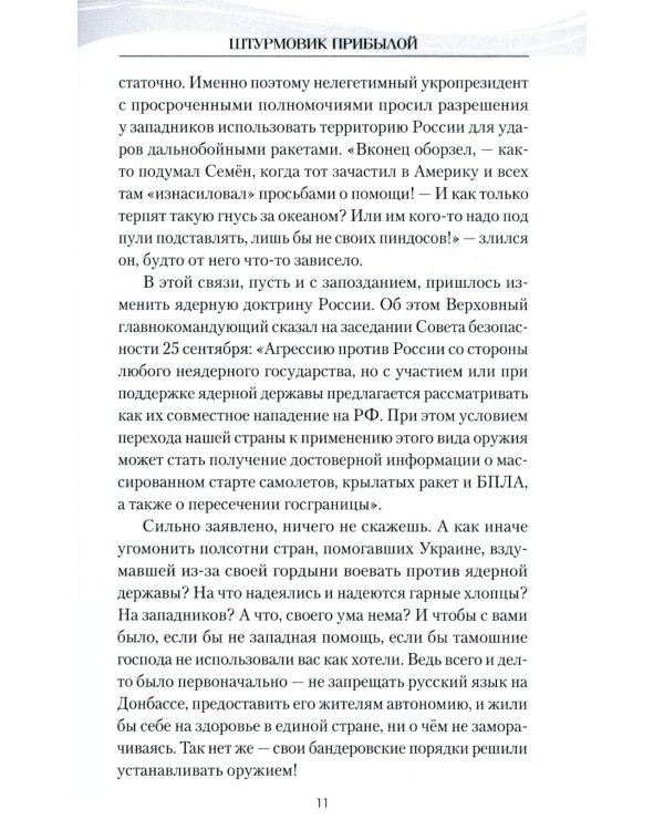Штурмовик Прибылой: роман