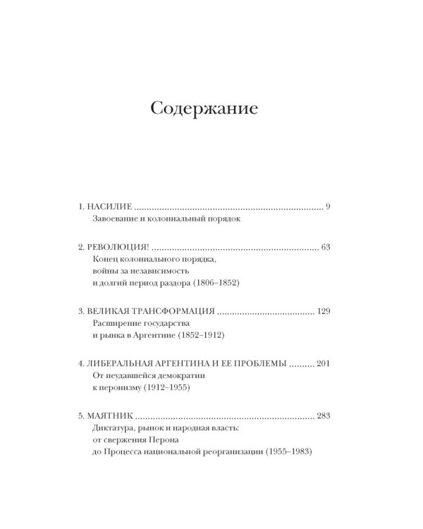 Краткая история Аргентины